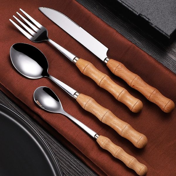 wood handle knife and fork spoon stainless steel tableware set stirring coffee dinner kitchen tablewares 20 9dr uu
wood handle knife and fork spoon stainless steel tableware set stirring coffee dinner kitchen tablewares 20 9dr uu