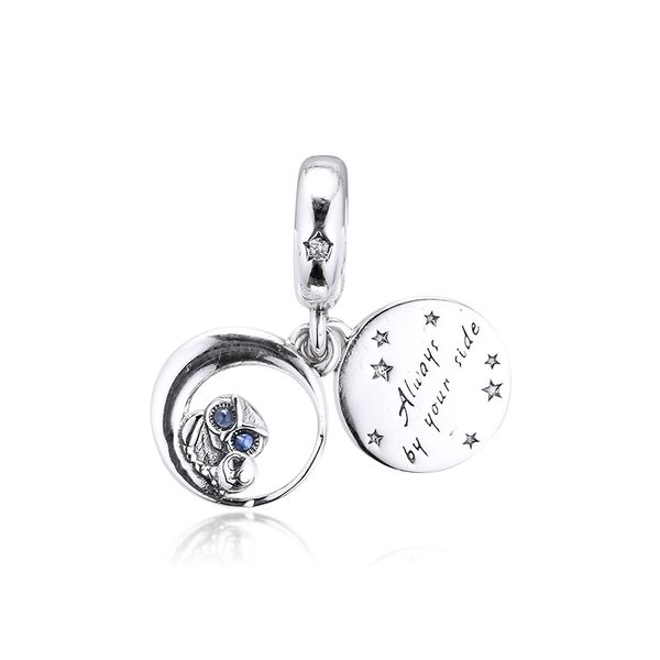 always by your side owl charm 925 sterling silver beads fit pandora style charms bracelets pendant necklace diy for women jewelry 798398nbcb, Bronze;silver
always by your side owl charm 925 sterling silver beads fit pandora style charms bracelets pendant necklace diy for women jewelry 798398nbcb, Bronze;silver
