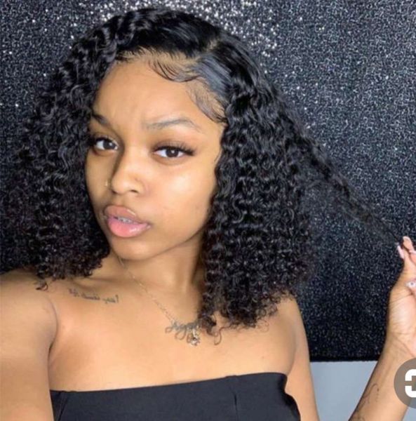 deep part short curly bob 13x6 lace frontal wig pre plucked brazilian virgin hair 360 lace frontal wig 130%density, Black;brown
deep part short curly bob 13x6 lace frontal wig pre plucked brazilian virgin hair 360 lace frontal wig 130%density, Black;brown