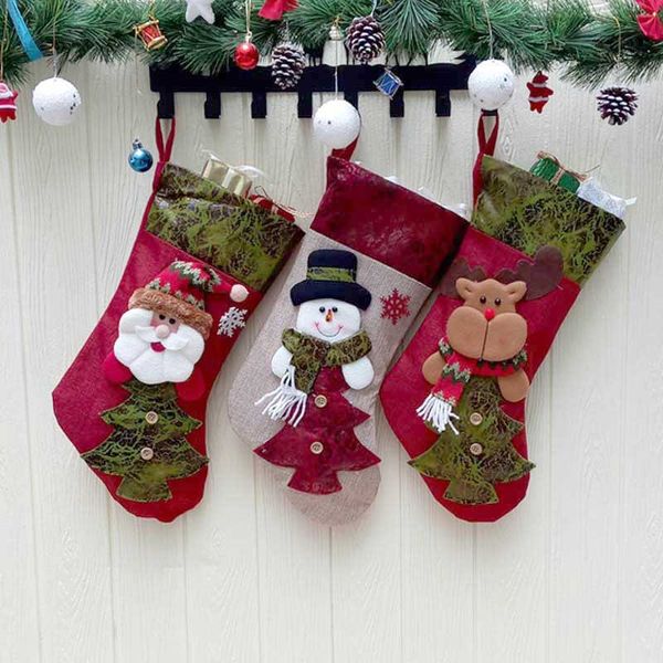 new year christmas stocking santa claus sock gift bag christmas candy gift sock xmas tree hanging ornament party props supplies
new year christmas stocking santa claus sock gift bag christmas candy gift sock xmas tree hanging ornament party props supplies