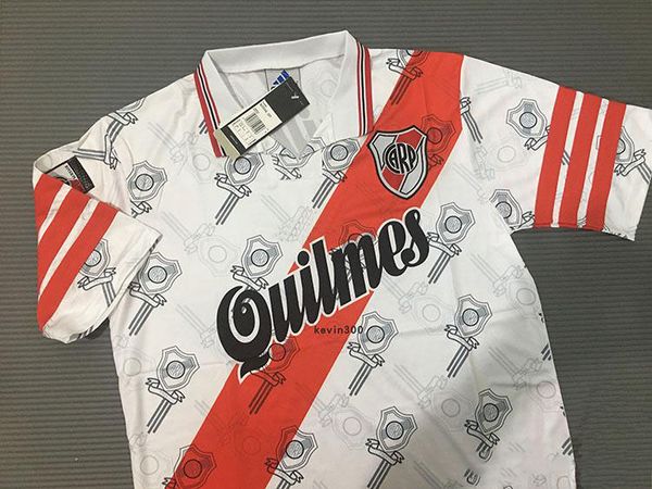 1995/1996 retro version river plate soccer jerseys 95/96 home caniggia francescoli camisas de futebol soccer shirt quality football uniforms, Black
1995/1996 retro version river plate soccer jerseys 95/96 home caniggia francescoli camisas de futebol soccer shirt quality football uniforms, Black