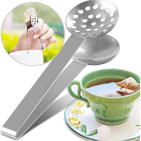 reusable stainless steel tea bag tongs teabag squeezer strainer holder grip metal spoon mini sugar clip tea leaf strainer
reusable stainless steel tea bag tongs teabag squeezer strainer holder grip metal spoon mini sugar clip tea leaf strainer
