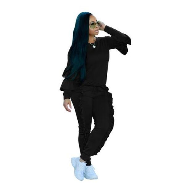 plus size two piece ruffles jumpsuits women rompers long sleeve winter women spring outfits casual party overalls wf406, Black;white
plus size two piece ruffles jumpsuits women rompers long sleeve winter women spring outfits casual party overalls wf406, Black;white