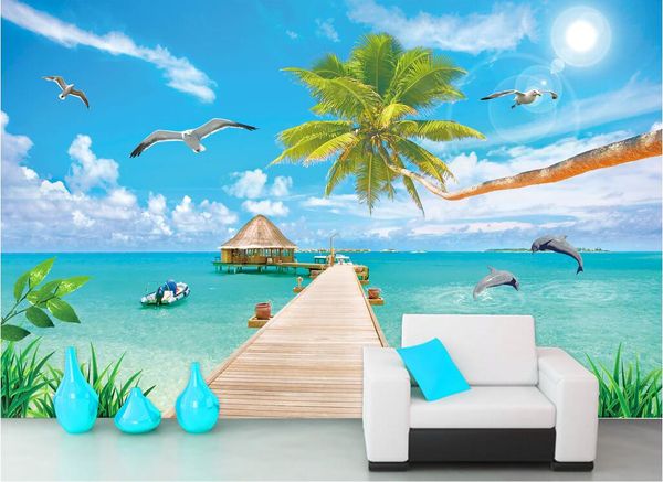 wdbh 3d wallpaper custom p coconut tree bridge seagull dolphin seascape home decor living room 3d wall muals wall paper for walls 3 d
wdbh 3d wallpaper custom p coconut tree bridge seagull dolphin seascape home decor living room 3d wall muals wall paper for walls 3 d