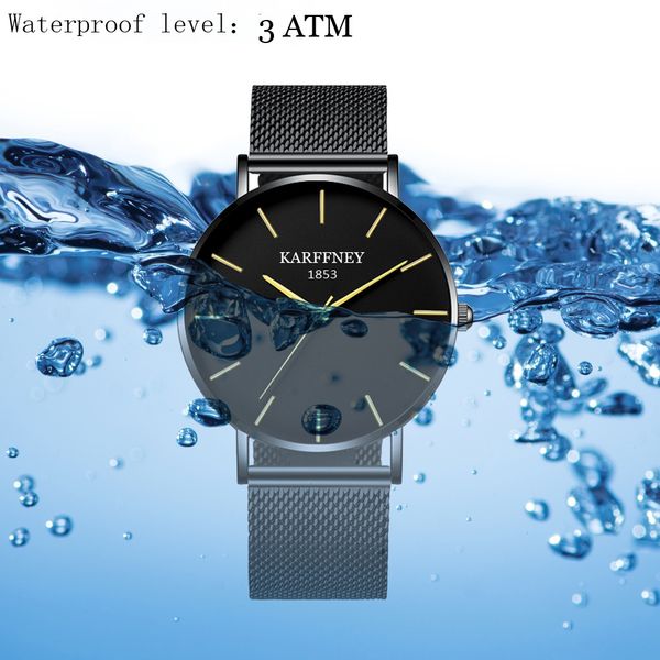 karffney new fashion trend watch faces business waterproof explosion models simple men's swiss movement quartz luxury sports watches, Slivery;black
karffney new fashion trend watch faces business waterproof explosion models simple men's swiss movement quartz luxury sports watches, Slivery;black