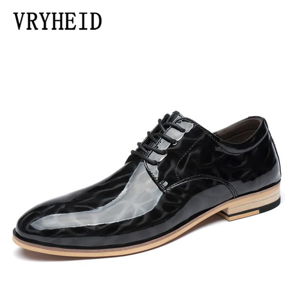 vryheid new men dress shoes formal shoes men's handmade business wedding genuine leather lace-up male big size 37-48, Black
vryheid new men dress shoes formal shoes men's handmade business wedding genuine leather lace-up male big size 37-48, Black