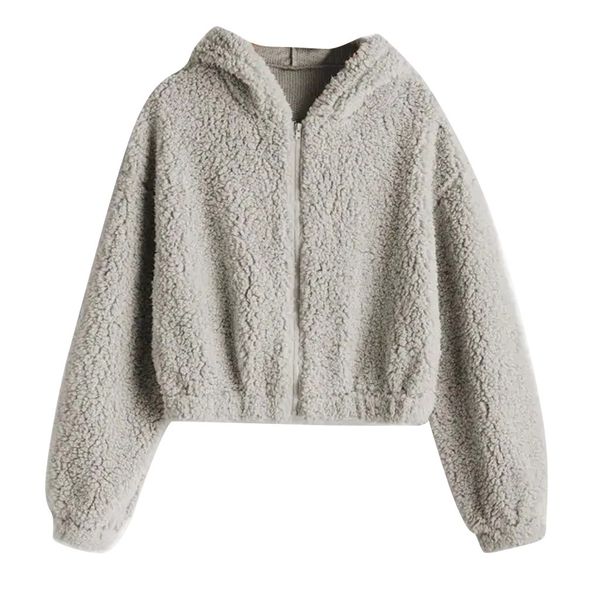 ladies elegant fluffy solid color zipper winter warm hoodies long sleeve plush sweatershirt women hoodie hoody sweatshirts, Black
ladies elegant fluffy solid color zipper winter warm hoodies long sleeve plush sweatershirt women hoodie hoody sweatshirts, Black