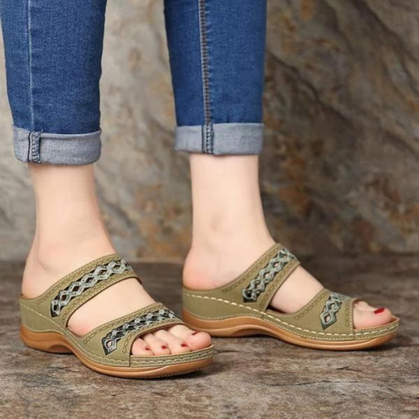 2020 women wedge sandals gladiator bohemia shoes flip flop casual platform wedge slides open toe vintage anti-slip beach shoes, Black
2020 women wedge sandals gladiator bohemia shoes flip flop casual platform wedge slides open toe vintage anti-slip beach shoes, Black