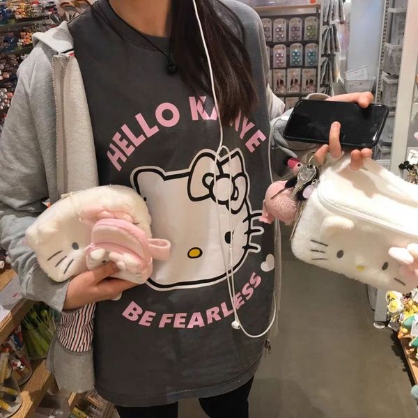 mens designer grandfather kt cat hd printing couples t-shirt fei dong ins do old wash loose casual short sleeve half sleeve, White;black
mens designer grandfather kt cat hd printing couples t-shirt fei dong ins do old wash loose casual short sleeve half sleeve, White;black