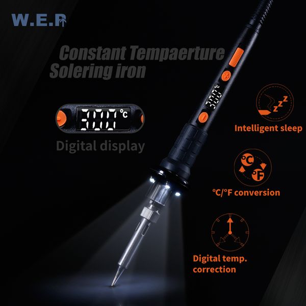 wep 928d-ii soldering iron 3 led lamp digital temperature correction led digital display sleep protection adjustable temperature
wep 928d-ii soldering iron 3 led lamp digital temperature correction led digital display sleep protection adjustable temperature