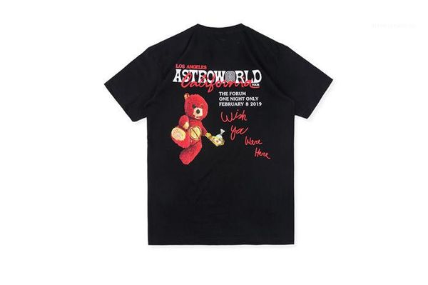 letters print mens o-neck short sleeve hiphop mens tees astroworld travis fashion bear mens tshirts, White;black
letters print mens o-neck short sleeve hiphop mens tees astroworld travis fashion bear mens tshirts, White;black