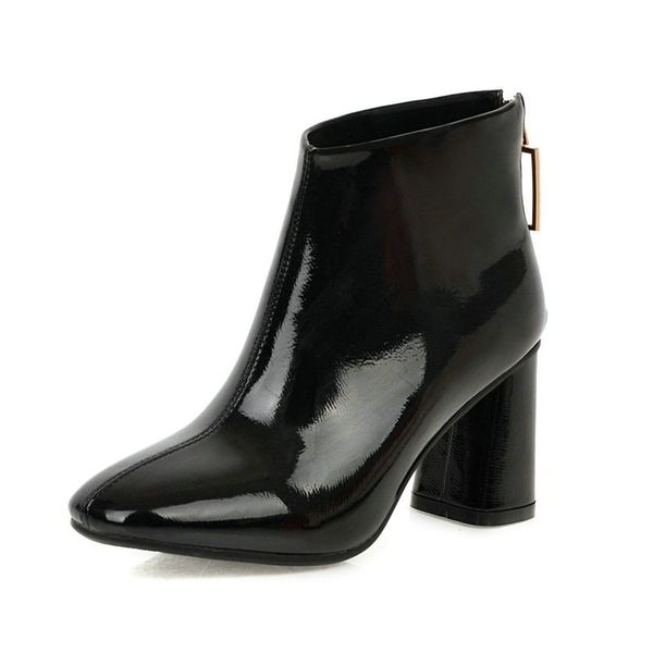 black red women boots fashion patent leather ankle boots ladies square heel zipper short autumn winter shoes women
black red women boots fashion patent leather ankle boots ladies square heel zipper short autumn winter shoes women