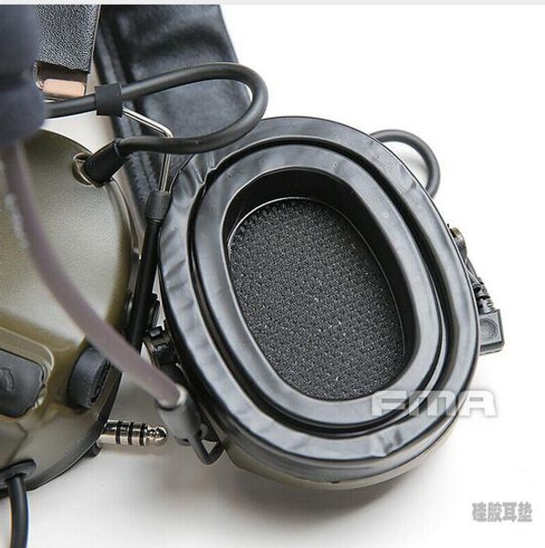 3m fma replacement gel ear cushions silicone pad for comtac peltor headsets