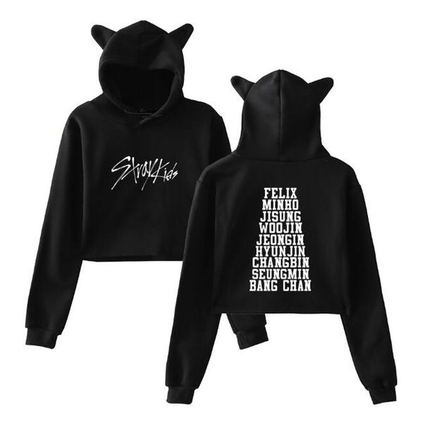 kpop stray kids minho woojin changbin felix harajuku crop hoodie cropped sweatshirt women tracksuit k- clothes, Black
kpop stray kids minho woojin changbin felix harajuku crop hoodie cropped sweatshirt women tracksuit k- clothes, Black