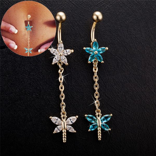 2019 flower кнопки золотой цвет живота кольца пирсинг синий очистить цирконий dragonfly тела пирсинг пупка nombril couleur или, Slivery;golden
2019 flower кнопки золотой цвет живота кольца пирсинг синий очистить цирконий dragonfly тела пирсинг пупка nombril couleur или, Slivery;golden