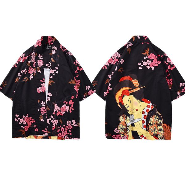 mr.1991inc summer fashion japan clothes men kimono traditional japanese kimonos male shirt print geisha cherry blossoms2 colors, White;black
mr.1991inc summer fashion japan clothes men kimono traditional japanese kimonos male shirt print geisha cherry blossoms2 colors, White;black