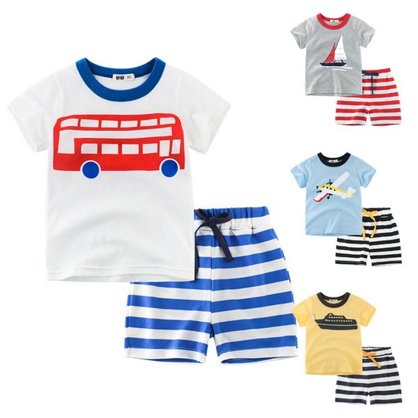 2pcs kids boys summer cotton outfit set short sleeve cartoon car striped strap short pants shorts set 1-10y, White
2pcs kids boys summer cotton outfit set short sleeve cartoon car striped strap short pants shorts set 1-10y, White