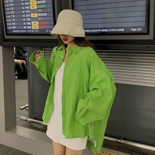 chic casual mint green loose blouse women korean batwing sleeve shirts elegant midi woman 2020 new bluse womens, White
chic casual mint green loose blouse women korean batwing sleeve shirts elegant midi woman 2020 new bluse womens, White