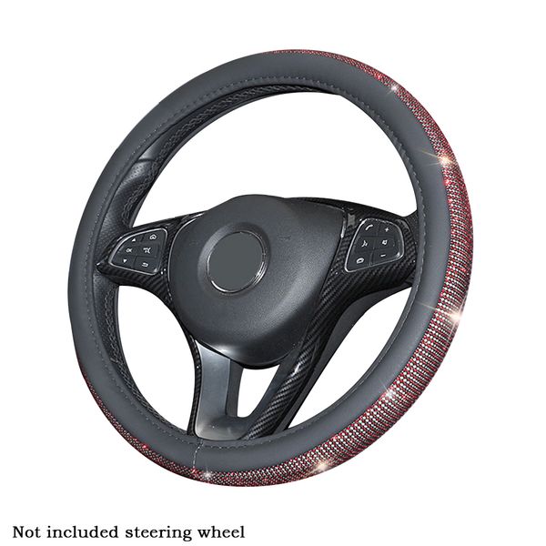 soft universal fit non slip odorless steering wheel cover bling rhinestone car easy install faux leather accessories gift
soft universal fit non slip odorless steering wheel cover bling rhinestone car easy install faux leather accessories gift