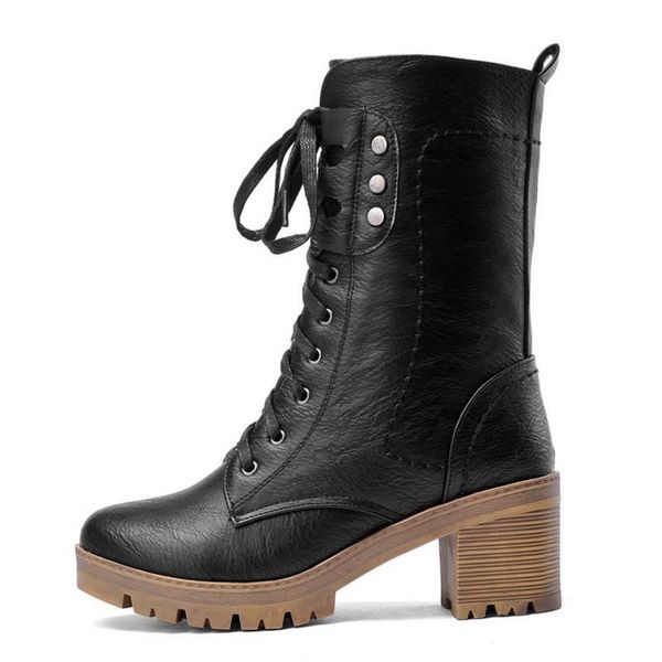 taoffen 4 colors size 34-43 half short high heel boots cross strap warm shoes motorcycle botas for women footwear mx200324, Black
taoffen 4 colors size 34-43 half short high heel boots cross strap warm shoes motorcycle botas for women footwear mx200324, Black
