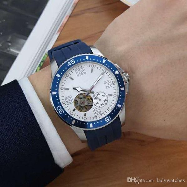 mens watches luxury designer watches automatic mechanical movements 316l stainless steel cases mineral crystal glass blue rubber strap x268, Slivery;brown
mens watches luxury designer watches automatic mechanical movements 316l stainless steel cases mineral crystal glass blue rubber strap x268, Slivery;brown