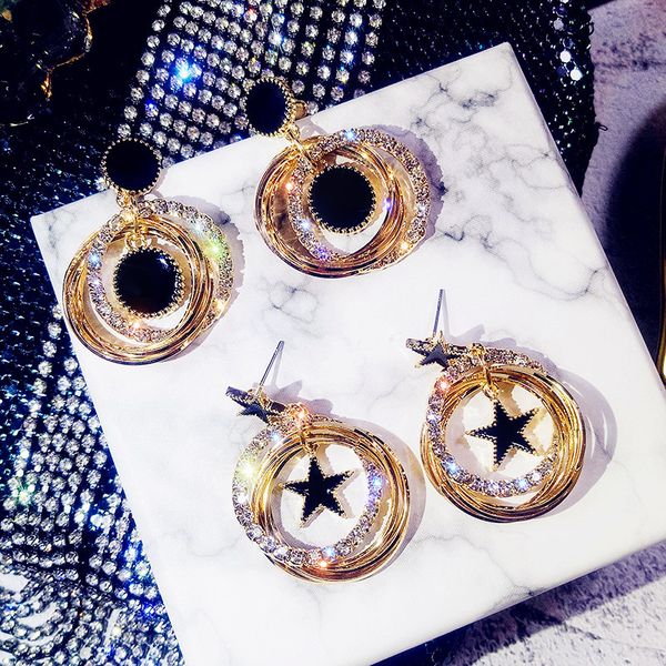 multilayer zircon eardrop bright zircon earrings the stars earrings for women new fashion, Silver
multilayer zircon eardrop bright zircon earrings the stars earrings for women new fashion, Silver