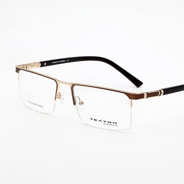 stylish men's anti blue light glasses half-frame metal frame flat lens goggles, White;black
stylish men's anti blue light glasses half-frame metal frame flat lens goggles, White;black