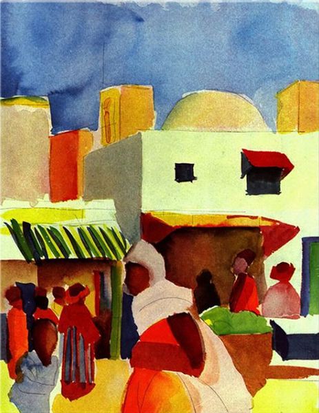 august macke - markt in tunis home decor handpainted &hd print oil painting on canvas wall art canvas pictures 200101
august macke - markt in tunis home decor handpainted &hd print oil painting on canvas wall art canvas pictures 200101