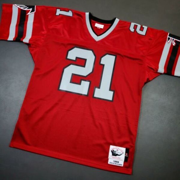 100% stitched deion sanders mitchell ness 1989 falcons jersey size xs-5xl mens throwbacks football jerseys, Gray
100% stitched deion sanders mitchell ness 1989 falcons jersey size xs-5xl mens throwbacks football jerseys, Gray