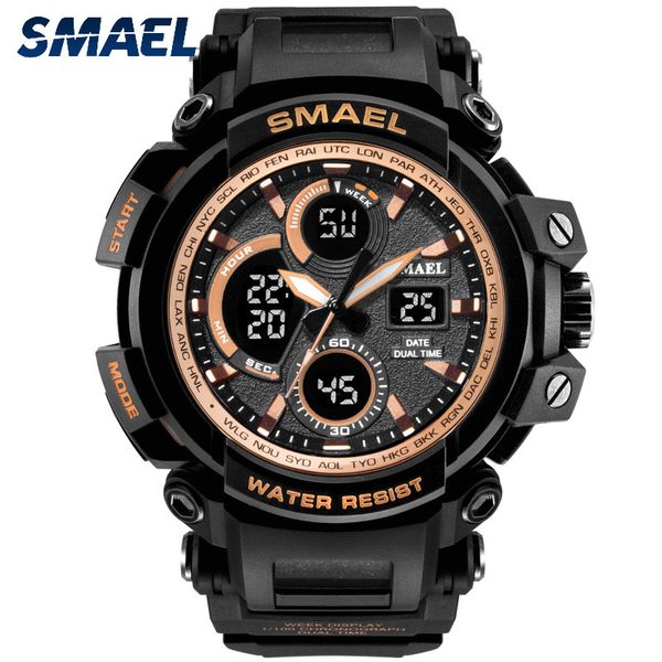 2019 smael men sport watch casual led digital rubber strap electronic wristwatch gift mens watches gift @5, Slivery;brown
2019 smael men sport watch casual led digital rubber strap electronic wristwatch gift mens watches gift @5, Slivery;brown