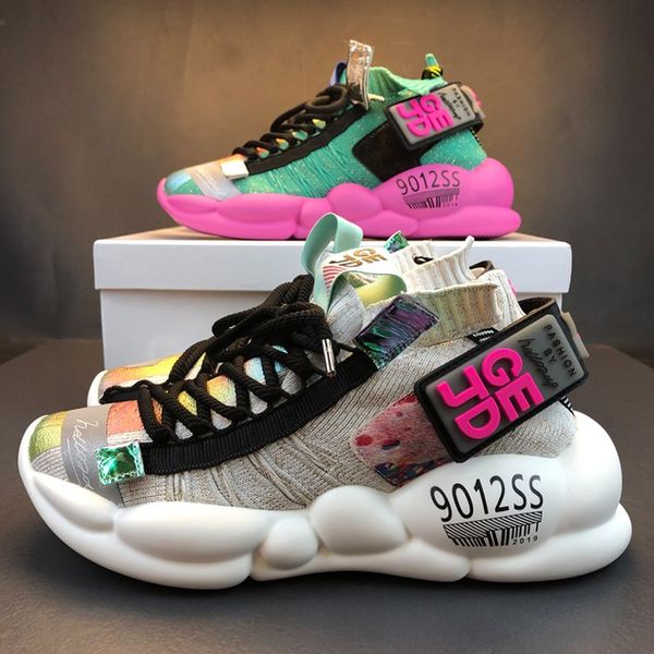 women chunky street sneakers knit thick soled increased women's sneaker 2019 spring breathable woman running shoes lady footwear
women chunky street sneakers knit thick soled increased women's sneaker 2019 spring breathable woman running shoes lady footwear