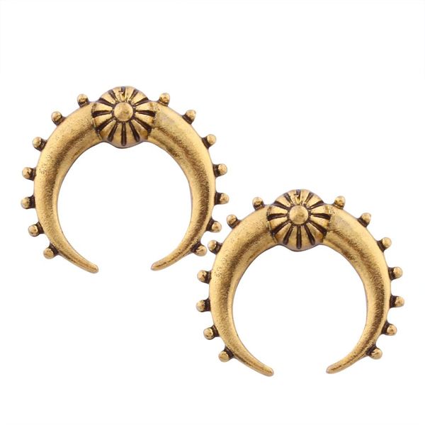 vintage design ethnic crescent shape earrings 2019 new gold silver moon punk metal earrings for women men stud earring, Golden;silver
vintage design ethnic crescent shape earrings 2019 new gold silver moon punk metal earrings for women men stud earring, Golden;silver