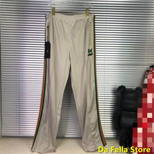 beige needles pants 2020 men women butterfly embroidery logo needles sweatpants streetwear awgw pants side stripe patchwork, Black
beige needles pants 2020 men women butterfly embroidery logo needles sweatpants streetwear awgw pants side stripe patchwork, Black