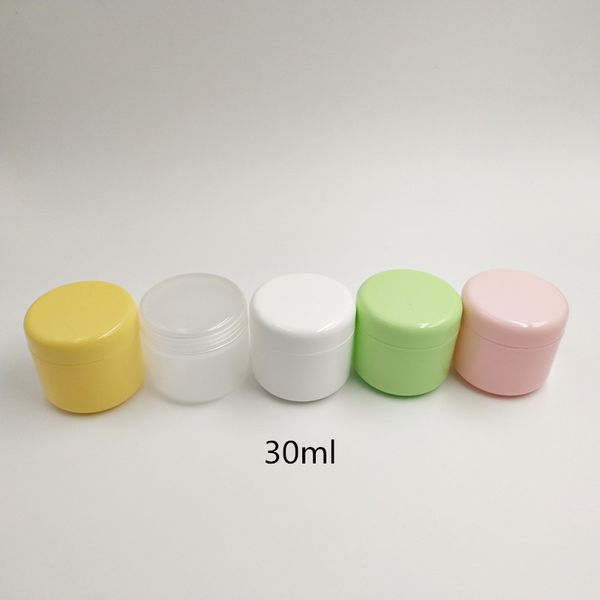 packing bottles 20pcs/lot 30ml 1oz plastic pp round cosmetic jar with screw cap ,colored sample jars for facial cream packaging
packing bottles 20pcs/lot 30ml 1oz plastic pp round cosmetic jar with screw cap ,colored sample jars for facial cream packaging