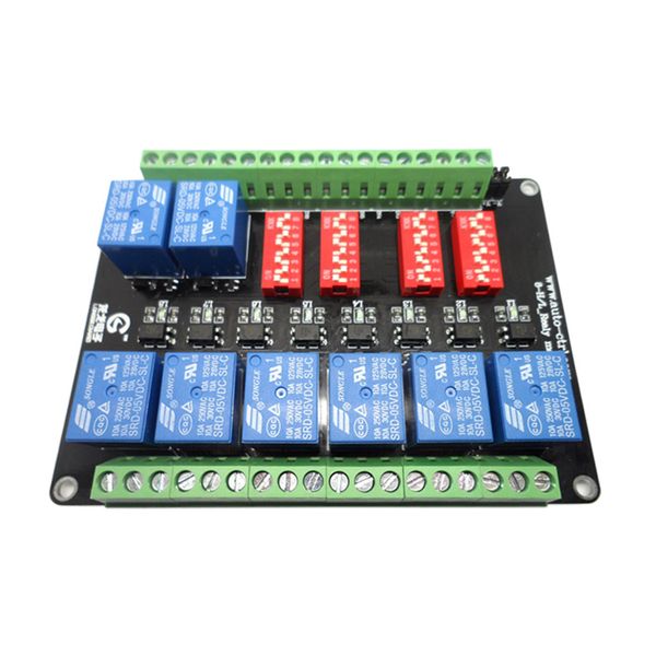 8 channel isolation relay module optocoupler for alarm apparatus 10a 5v/12v
8 channel isolation relay module optocoupler for alarm apparatus 10a 5v/12v