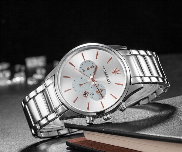 men women luxe wristwatches round dial quartz stainless steel mens watch 6 pointer men casual business wrist watch, Slivery;brown
men women luxe wristwatches round dial quartz stainless steel mens watch 6 pointer men casual business wrist watch, Slivery;brown