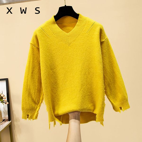 pull femme hiver 2019 winter new solid jumper and sweaters v neck loose style korean sweater girl chic tassel pullover, White;black
pull femme hiver 2019 winter new solid jumper and sweaters v neck loose style korean sweater girl chic tassel pullover, White;black