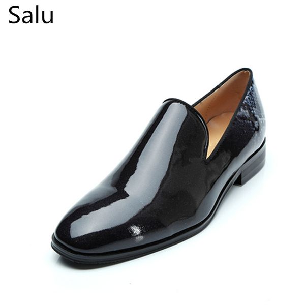 salu patent leather men dress shoes slip on black-to-roccia print loafers snakeskin party wedding men flats
salu patent leather men dress shoes slip on black-to-roccia print loafers snakeskin party wedding men flats