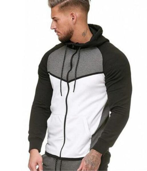 men fall winter men sports running hoody sweatshirt gym fitness sweater jacket running sports outdoor pullover jacket, White;black
men fall winter men sports running hoody sweatshirt gym fitness sweater jacket running sports outdoor pullover jacket, White;black