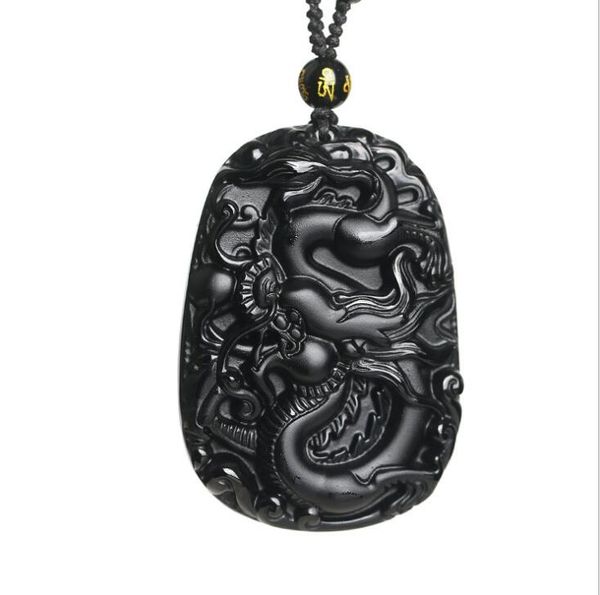 natural obsidian dragon pendant crystal jewelry manufacturers wholesale men's and women's necklaces fine jewelry, Silver
natural obsidian dragon pendant crystal jewelry manufacturers wholesale men's and women's necklaces fine jewelry, Silver