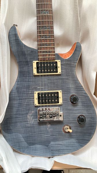 paul reed dgt dave grissom black grey flame maple electric guitar tremolo bridge, natural binding, special inlay, flame maple headstock
paul reed dgt dave grissom black grey flame maple electric guitar tremolo bridge, natural binding, special inlay, flame maple headstock
