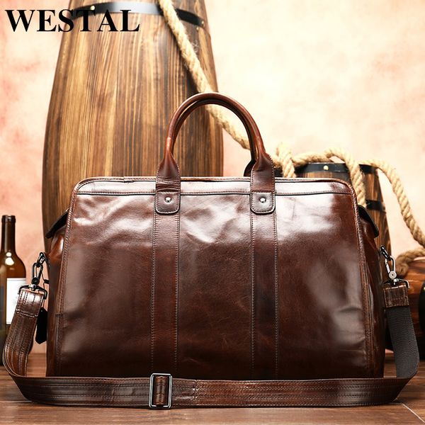 westal men's travel bag leather duffle bag men'genuine leather lapweekend for men travel bags hand luggage 8566
westal men's travel bag leather duffle bag men'genuine leather lapweekend for men travel bags hand luggage 8566