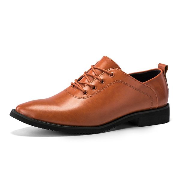 men shoes autumn business casual leather shoes men lace up mens classic shoes sepatu formal pria, Black
men shoes autumn business casual leather shoes men lace up mens classic shoes sepatu formal pria, Black