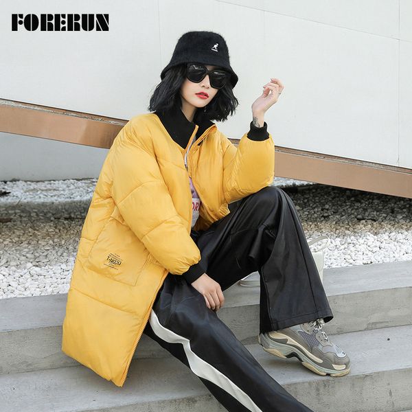 forerun oversized jacket women long winter coat stand collar back letter bubble jackets cotton padded parka manteau femme hiver, Black
forerun oversized jacket women long winter coat stand collar back letter bubble jackets cotton padded parka manteau femme hiver, Black
