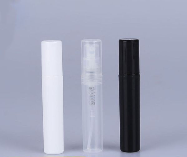 1000pcs/lot empty black white clear 3ml mini plastic spray perfume bottle cosmetic sample test bottle vials for sale
1000pcs/lot empty black white clear 3ml mini plastic spray perfume bottle cosmetic sample test bottle vials for sale