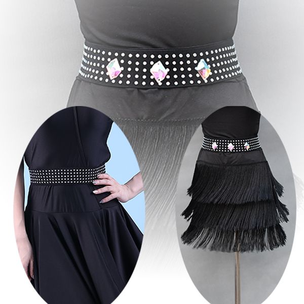 new latin dance dress accessories belt female elasticity professional performance shining rhinestone decoration waistband, Black;red
new latin dance dress accessories belt female elasticity professional performance shining rhinestone decoration waistband, Black;red