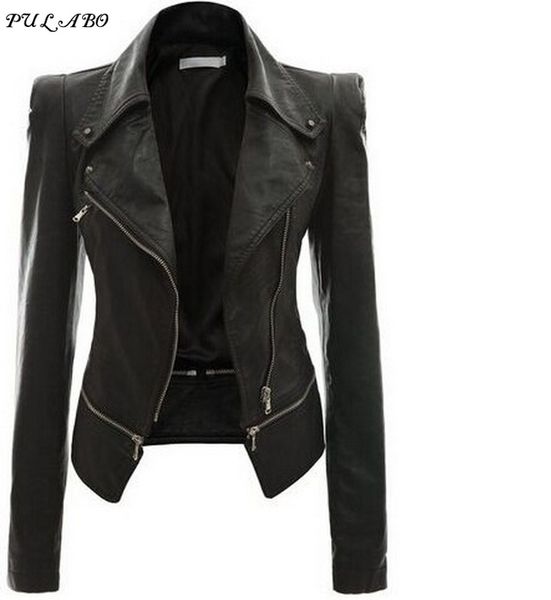 spring autumn winter ladies motorcycle leather jackets women turn-down collar zipper slim black moto & biker jacket female
spring autumn winter ladies motorcycle leather jackets women turn-down collar zipper slim black moto & biker jacket female