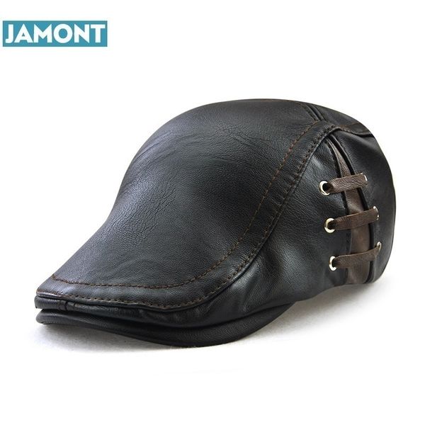 jamont winter autumn artificial pu leather beret hats men women flat visor caps boina 3 solid colors can adjustable cap, Blue;gray
jamont winter autumn artificial pu leather beret hats men women flat visor caps boina 3 solid colors can adjustable cap, Blue;gray