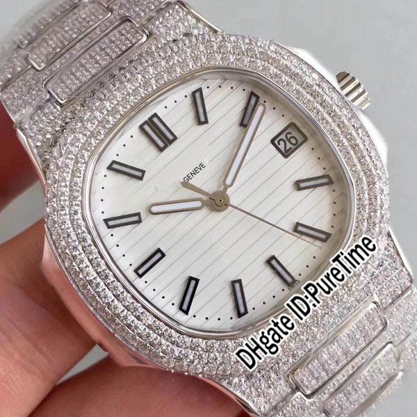 version mkf new 5719 diamond bezel white textured dial miyota 9015 modify cal.324cs automatic mens watch diamonds bracelet for puretime, Slivery;brown
version mkf new 5719 diamond bezel white textured dial miyota 9015 modify cal.324cs automatic mens watch diamonds bracelet for puretime, Slivery;brown
