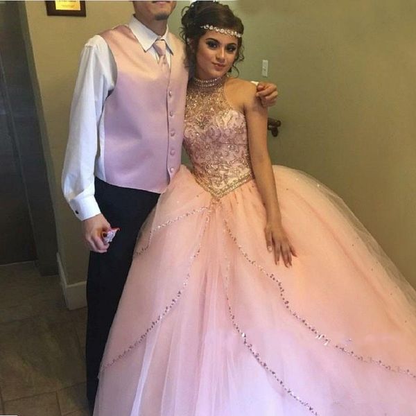 elegant quinceanera dresses crew neck sleeveless ball gown sweep train formal sweet 16 prom dresses with crystal beads custom made, Blue;red
elegant quinceanera dresses crew neck sleeveless ball gown sweep train formal sweet 16 prom dresses with crystal beads custom made, Blue;red